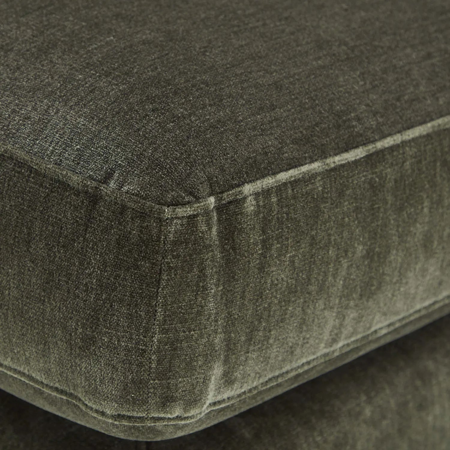 Harrison Conifer Green Fabric Right Hand Chaise Sofa