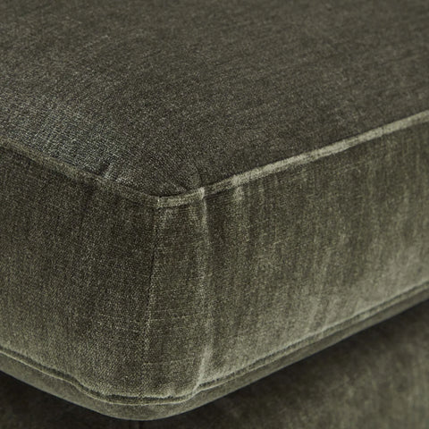 Harrison Conifer Green Fabric Right Hand Chaise Sofa