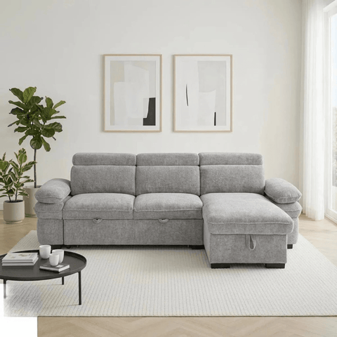 Hayden Sofabed Grey Universal Corner Sofa