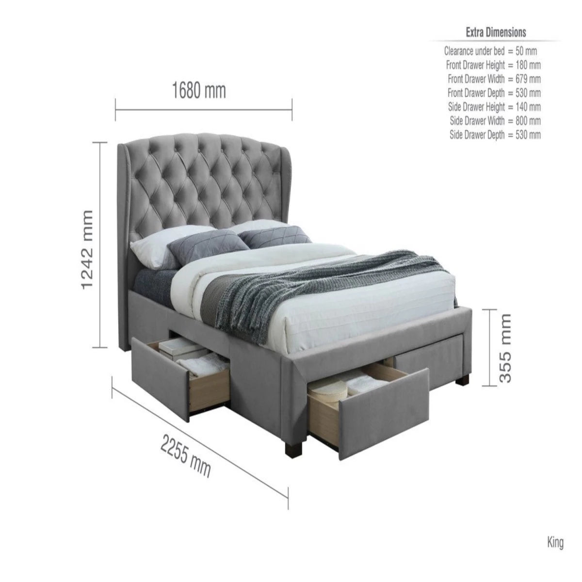 Well proportioned design for balanced placement.