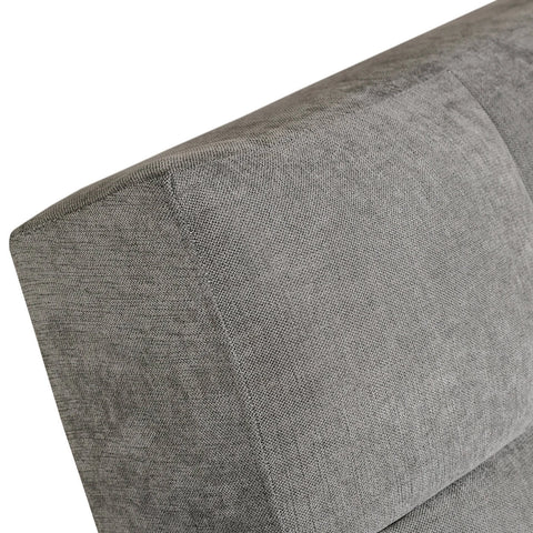 Hull Grey Fabric Click Clack Sofa Bed - Close Up of Fabric