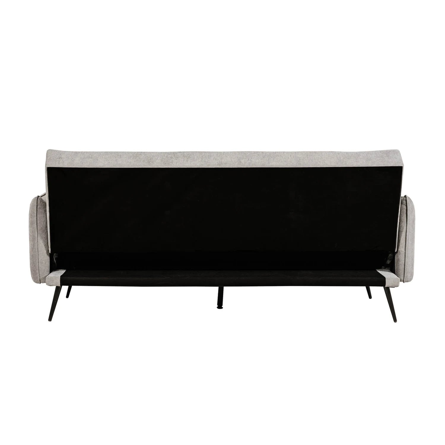 Hull Grey Fabric Click Clack Sofa Bed - Back View of Sofabed 