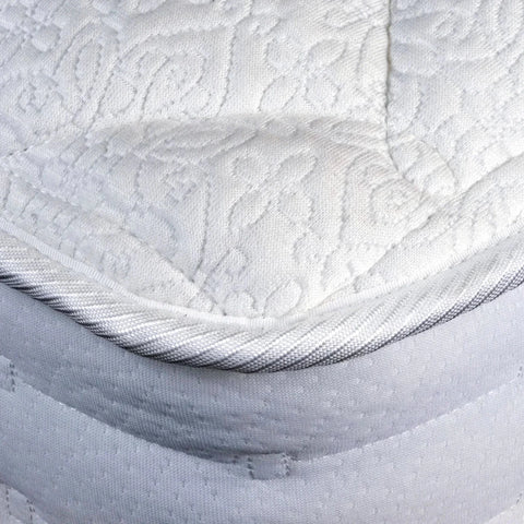 Pocket sprung mattress with memory foam layer