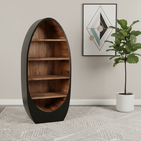 Iconic Designer Wooden Bookshelf