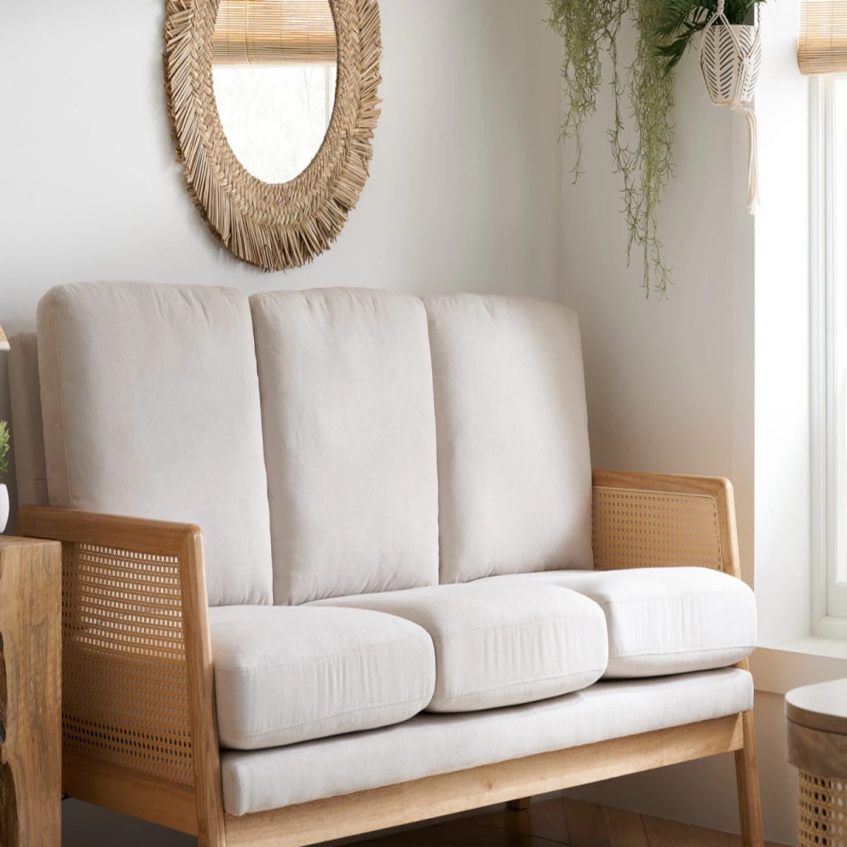 Modern sofa set with stylish and comfortable seating.