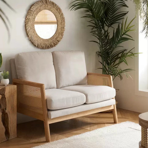 Modern sofa set with stylish and comfortable seating.
