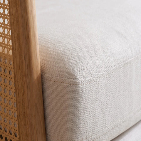 Durable upholstery balancing comfort and style.