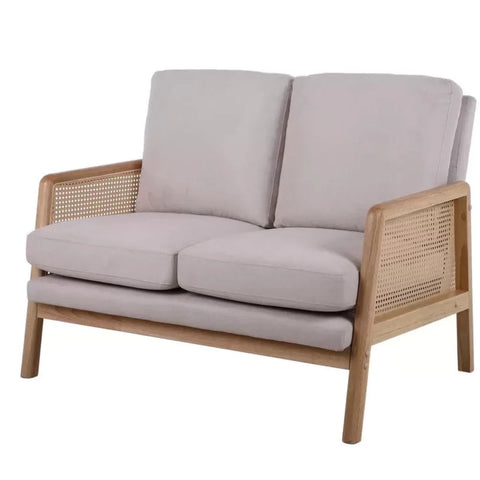 Comfortable fabric covering with modern appeal.