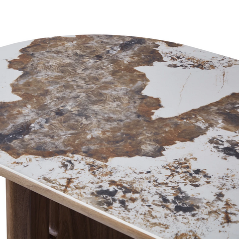 Izabella Walnut & Pandora Dining Table - W200cm