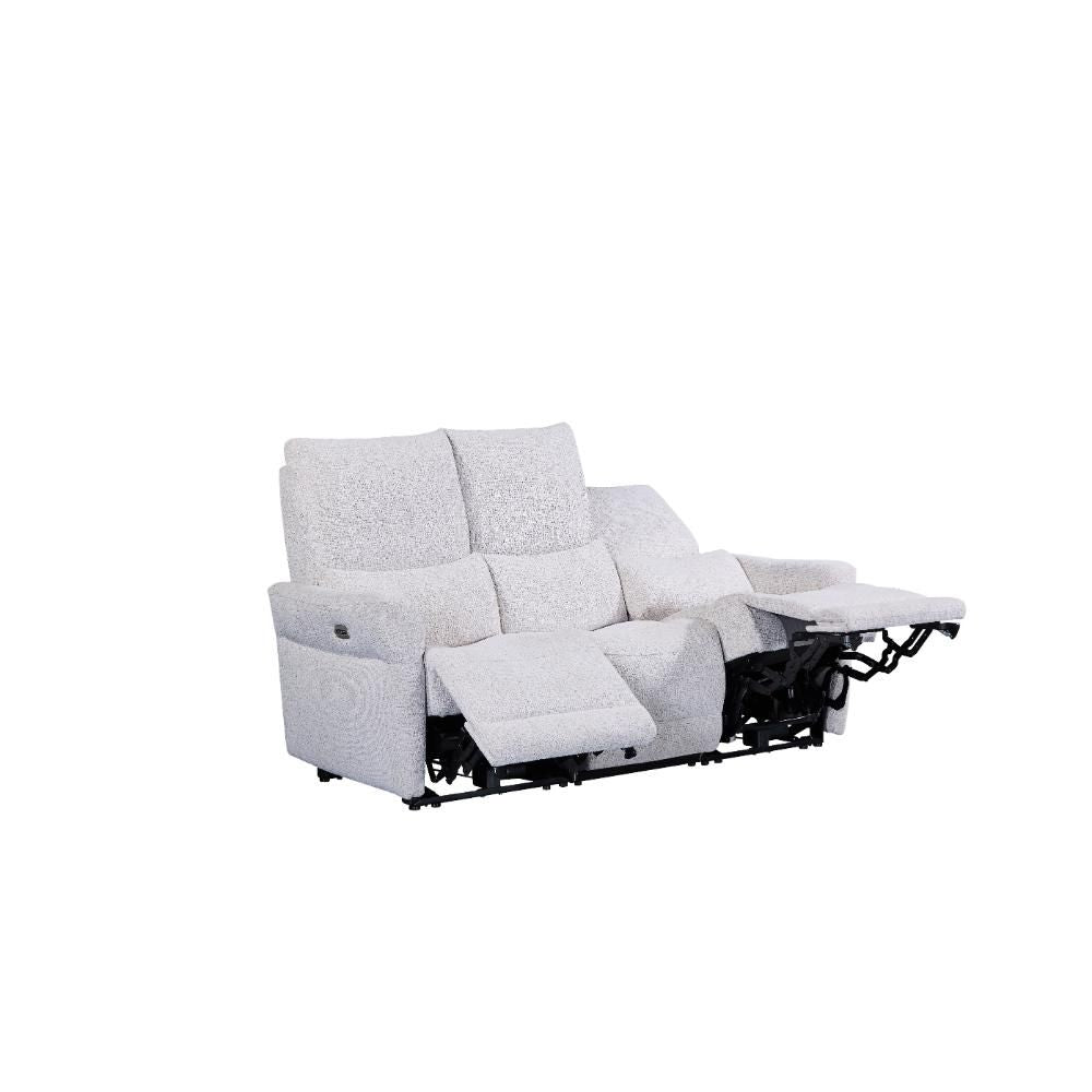 Jenson Biscuit Fabric 3 Seater Power Recliner Sofa - Pendle Village Furniture