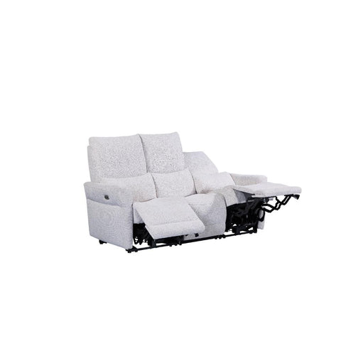 Jenson Biscuit Fabric 3 Seater Power Recliner Sofa - Pendle Village Furniture