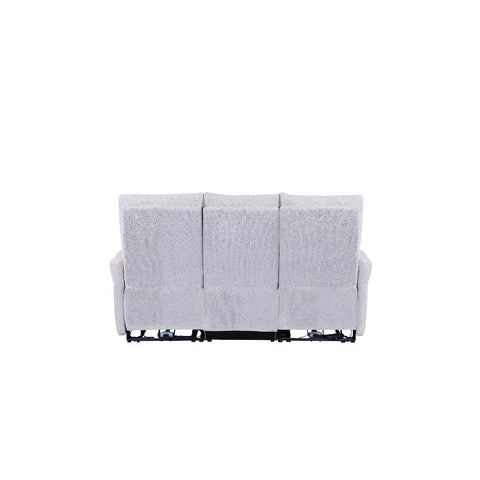 Jenson Biscuit Fabric 3 Seater Power Recliner Sofa - Pendle Village Furniture