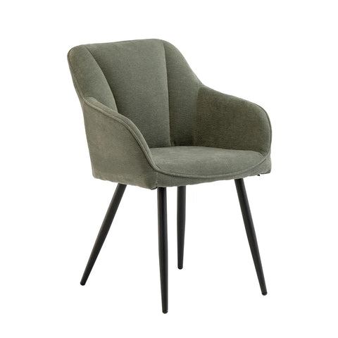 Jade Mint Green Fabric Dining Armchair – Set of 4 - Pendle Village Furniture