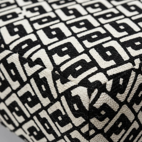 Durable fabric upholstery with refined texture and elegant look.
