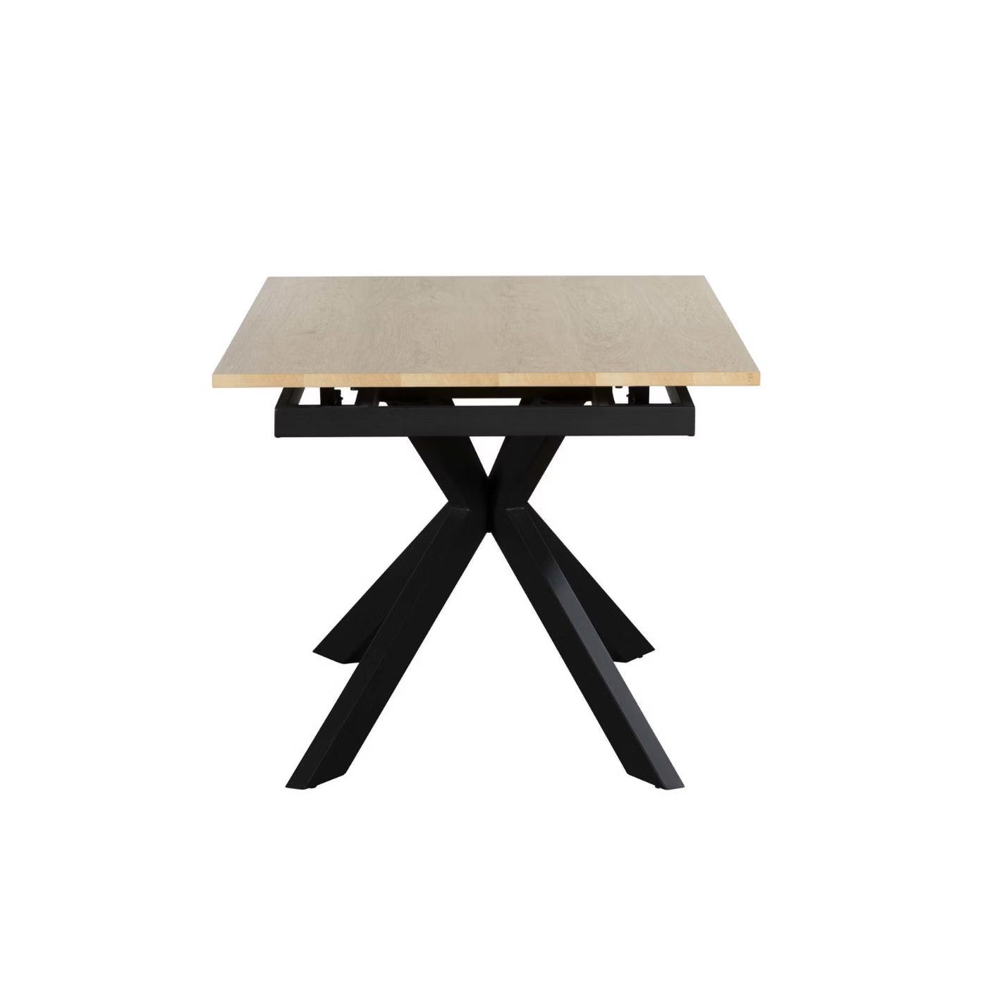 Modern Oak Effect Dining Table with Centre Extension