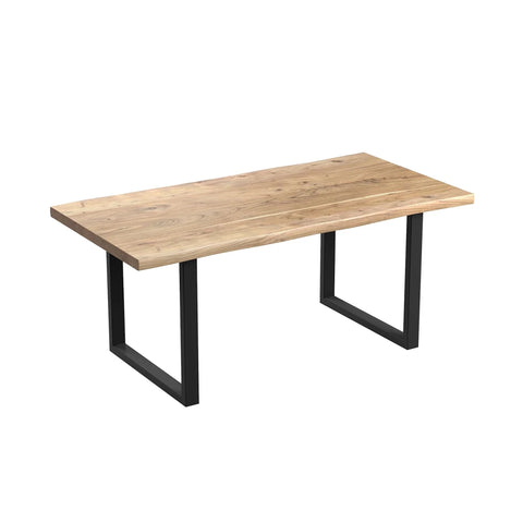 Jupiter Acacia Live Edge 180cm Dining Table with U Leg Base