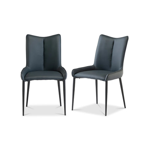 Kabana Teal Faux Leather Dining Chair – Set of 4 - Pendle Village Furniture
