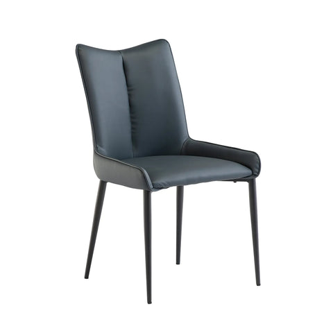 Kabana Teal Faux Leather Dining Chair – Set of 4 - Pendle Village Furniture