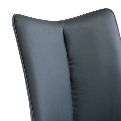 Kabana Teal Faux Leather Dining Chair – Set of 4 - Pendle Village Furniture