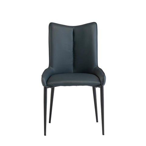 Kabana Teal Faux Leather Dining Chair – Set of 4 - Pendle Village Furniture