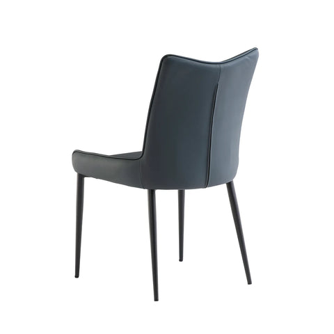 Kabana Teal Faux Leather Dining Chair – Set of 4 - Pendle Village Furniture