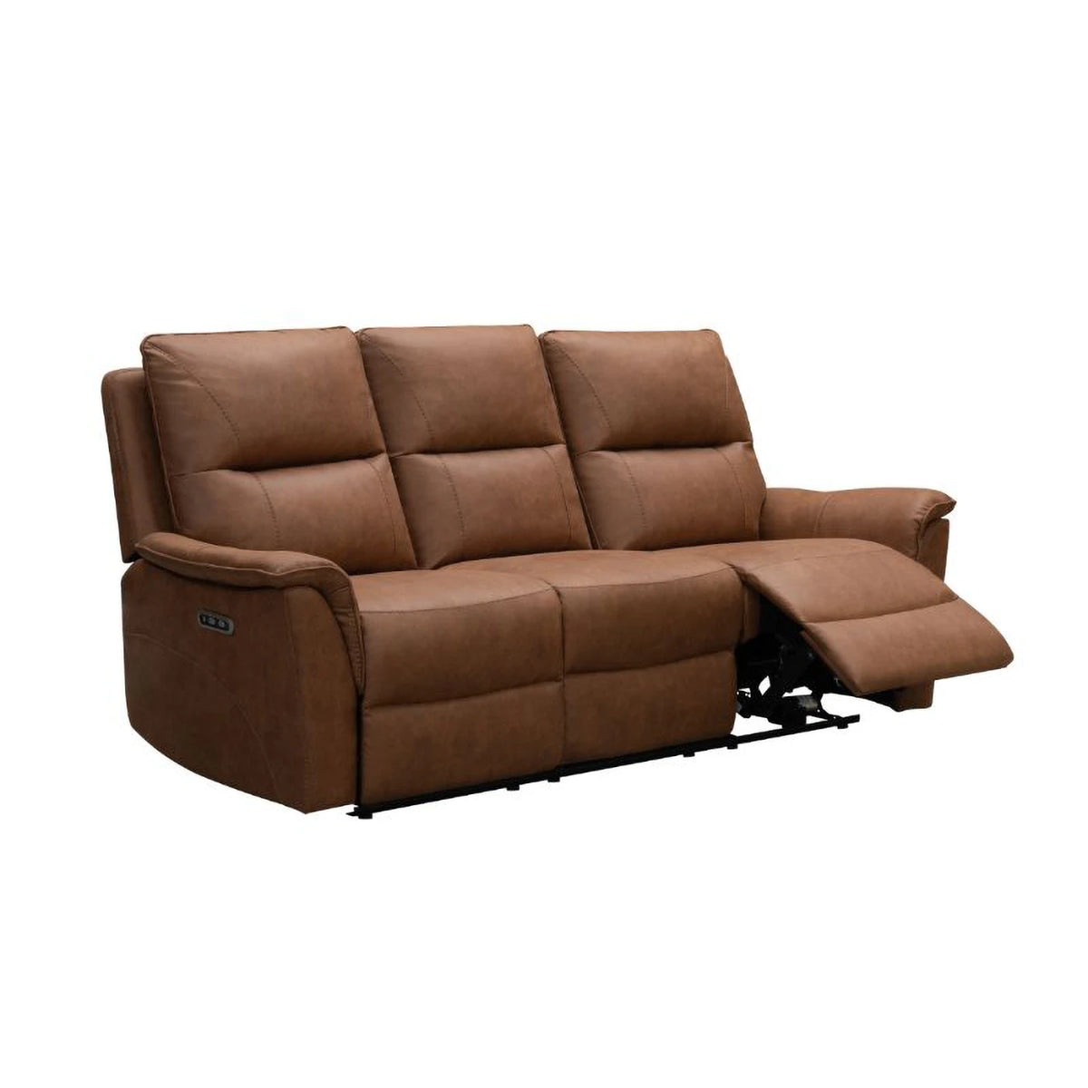 Keswick Tan Fabric 3 Seater Sofa – Fixed or Power Recliner - Pendle Village Furniture