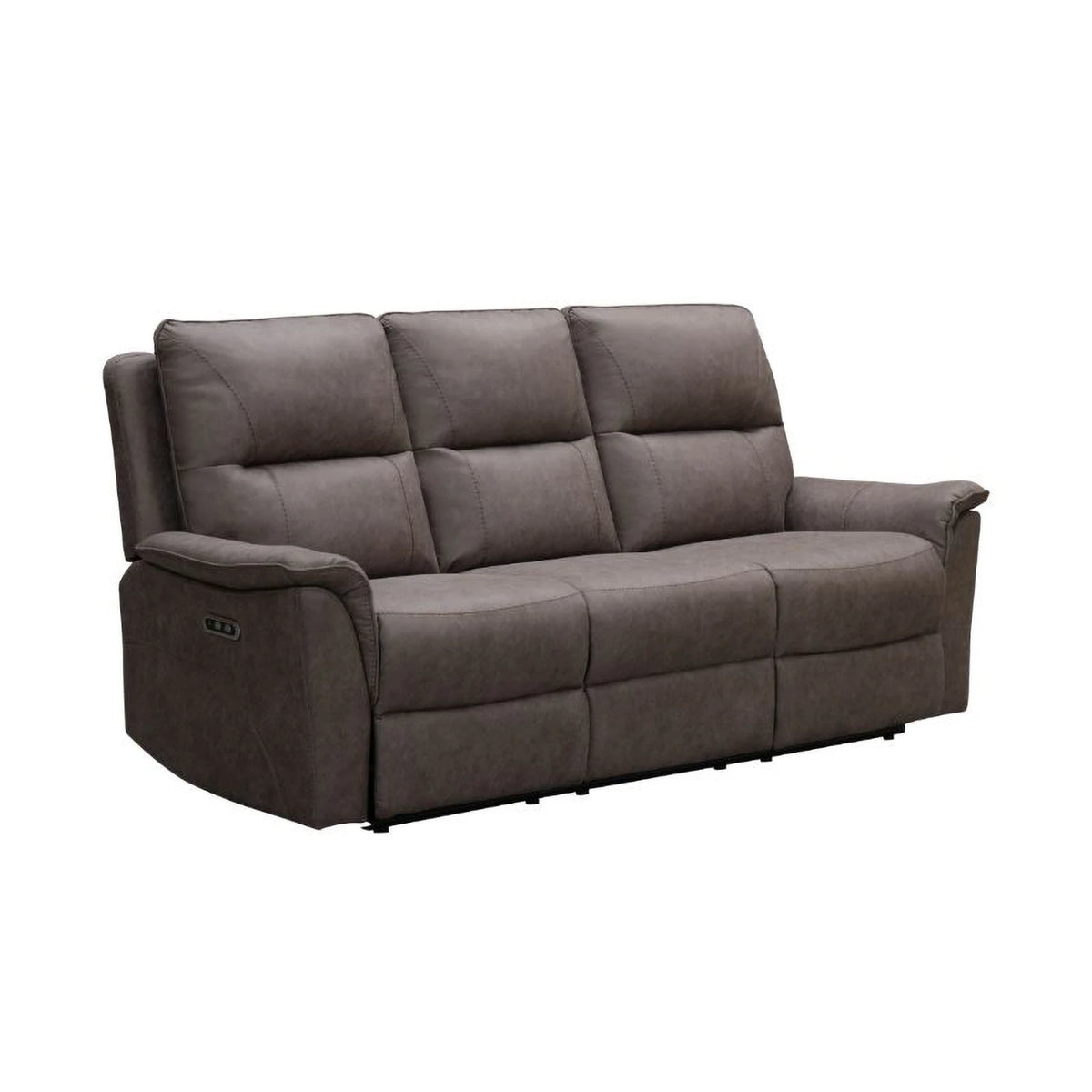 Keswick Truffle Fabric 3 Seater Sofa – Fixed or Power Recliner - Pendle Village Furniture