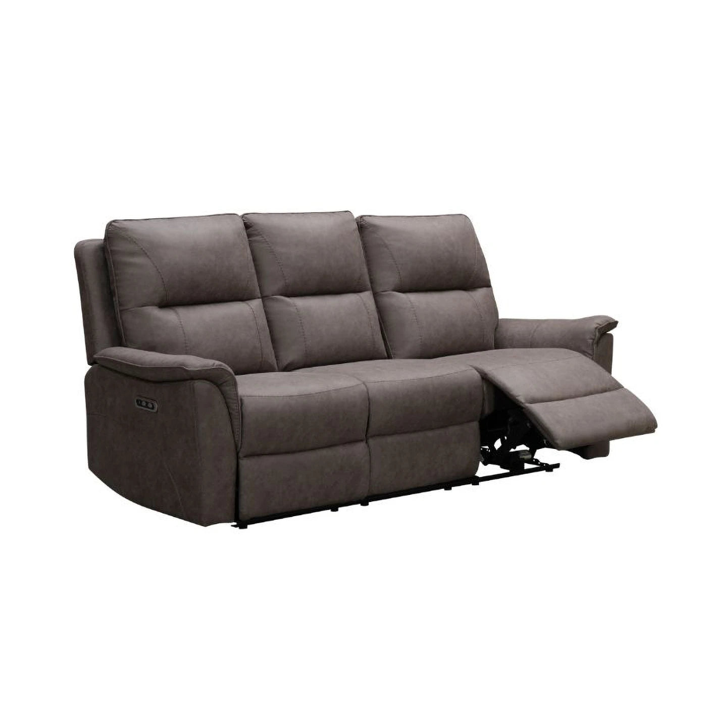 Keswick Truffle Fabric 3 Seater Sofa – Fixed or Power Recliner - Pendle Village Furniture