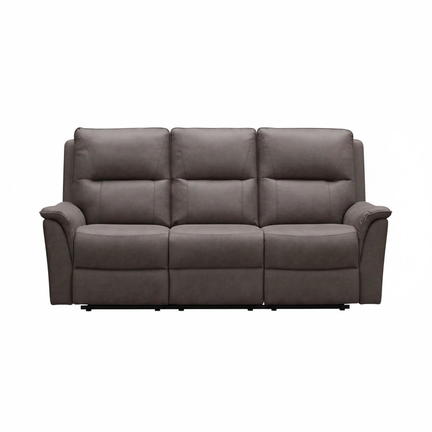 Keswick Truffle Fabric 3 Seater Sofa – Fixed or Power Recliner - Pendle Village Furniture