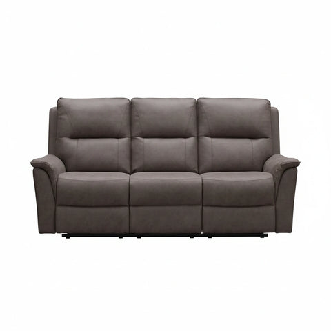 Keswick Truffle Fabric 3 Seater Sofa – Fixed or Power Recliner - Pendle Village Furniture