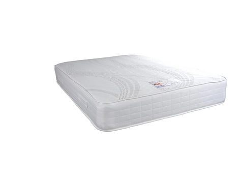 Luxury pocket spring mattress with polyester comfort pads