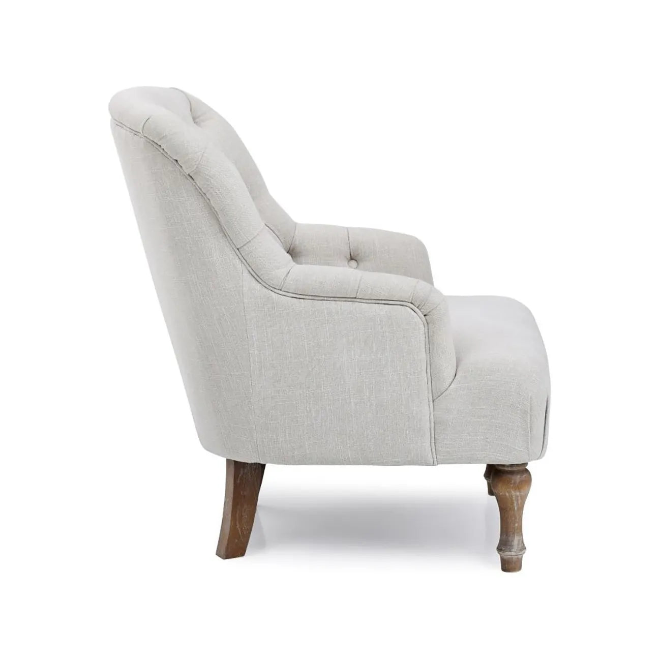 Bia Linen Accent Chair – Cream or Charcoal - Pendle Village Furniture