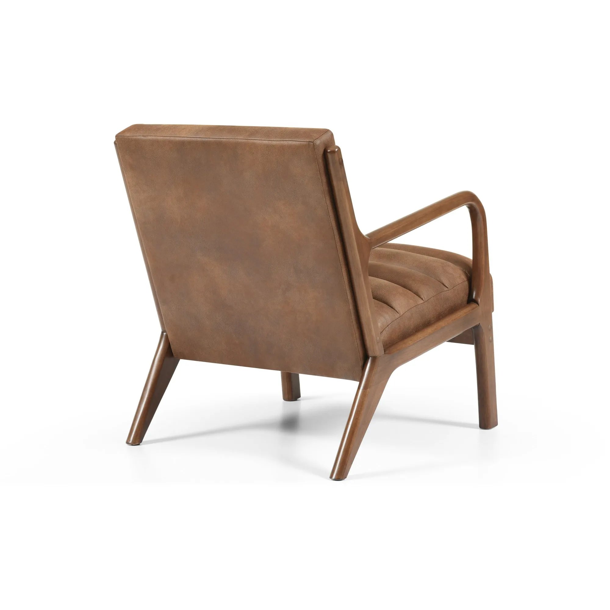 Inca Achilles Brown PU Accent Chair - Pendle Village Furniture