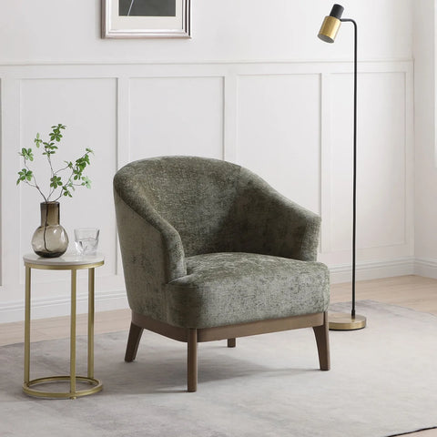 Leto Chenille Accent Chair - Pendle Village Furniture