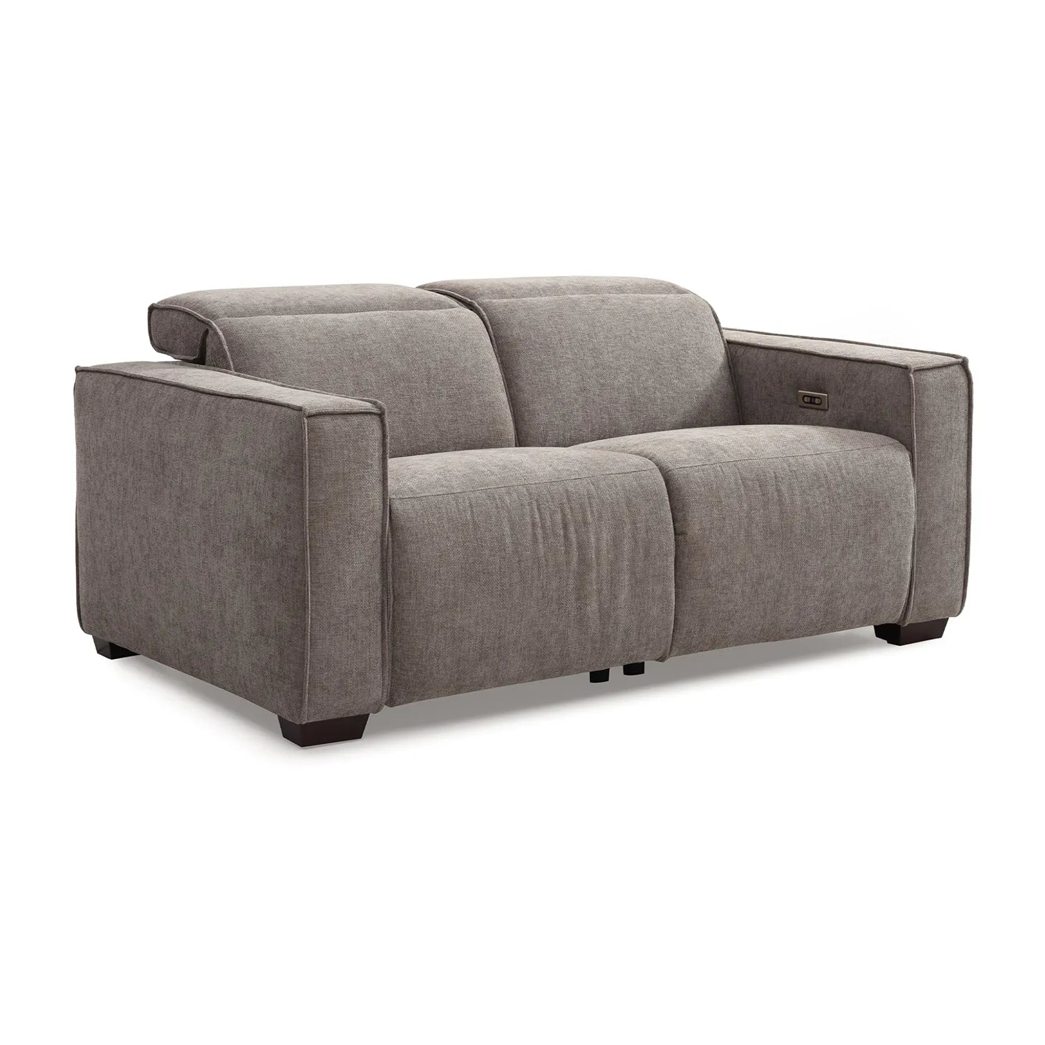 Prime 2 Seater Electric Recliner Sofa in Mole Chenille - Pendle Village Furniture