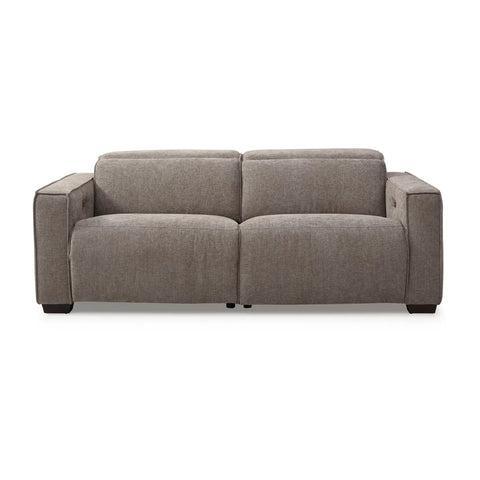 Prime 3 Seater Electric Recliner Sofa in Mole Chenille Fabric - Pendle Village Furniture