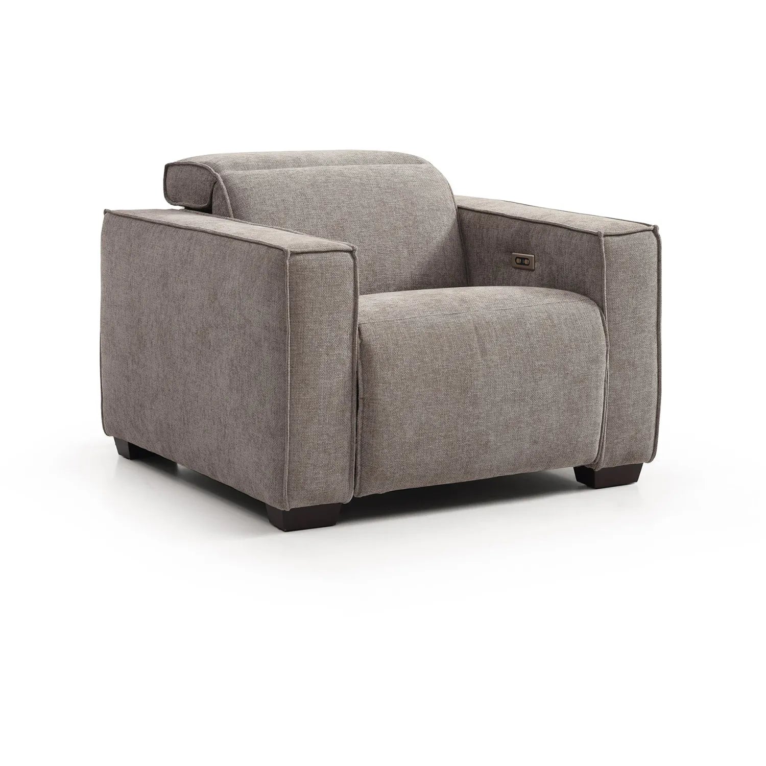Prime Recliner Armchair in Mole Chenille - Pendle Village Furniture