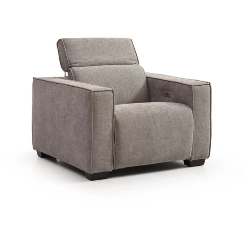 Prime Recliner Armchair in Mole Chenille - Pendle Village Furniture