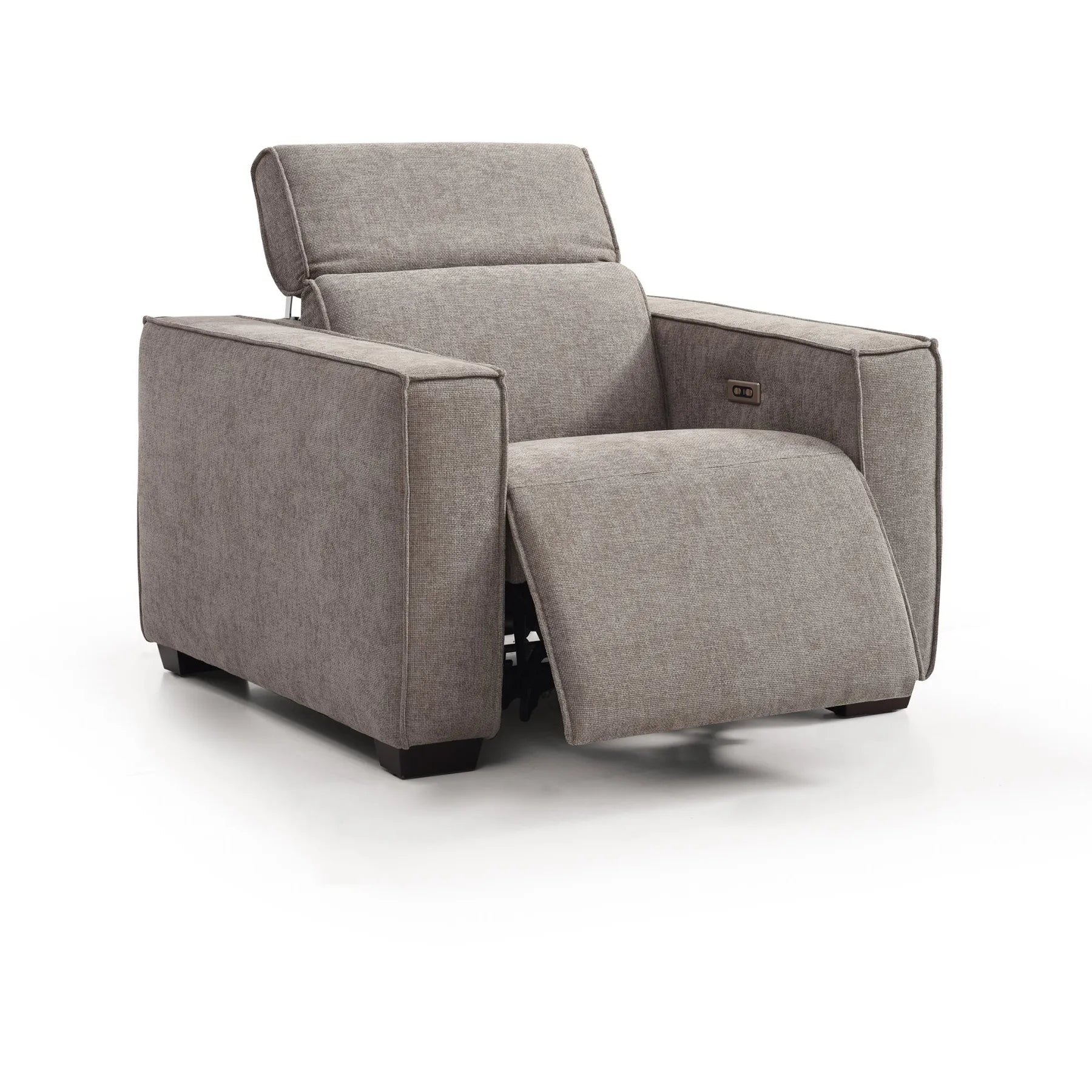 Prime Recliner Armchair in Mole Chenille - Pendle Village Furniture