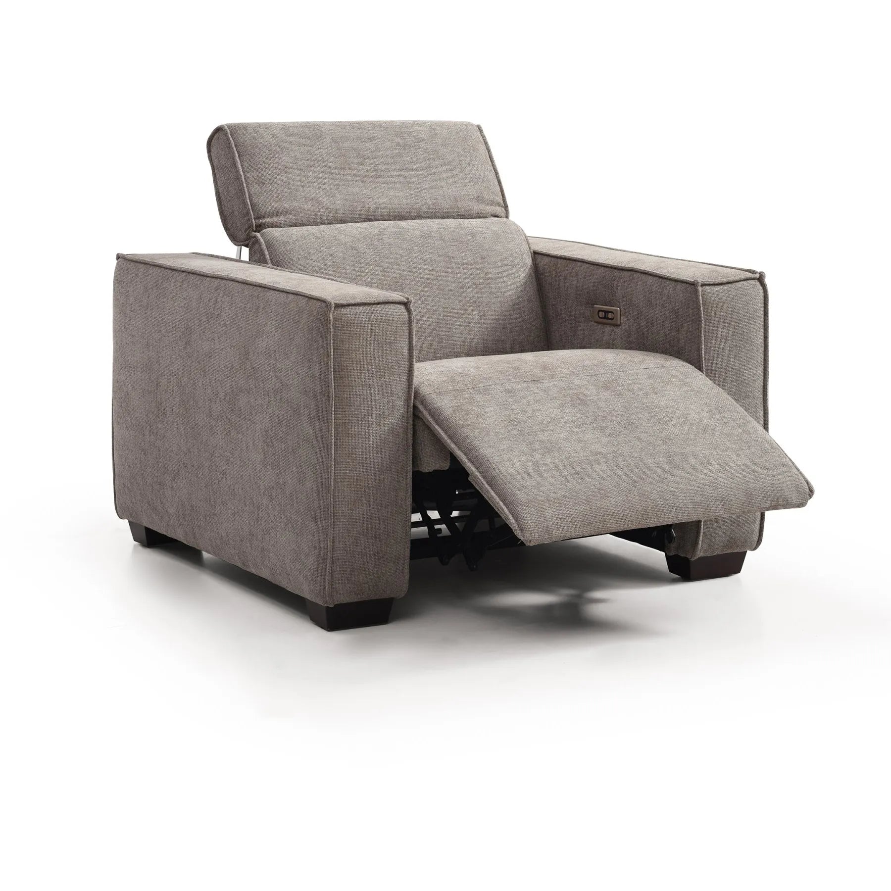 Prime Recliner Armchair in Mole Chenille - Pendle Village Furniture