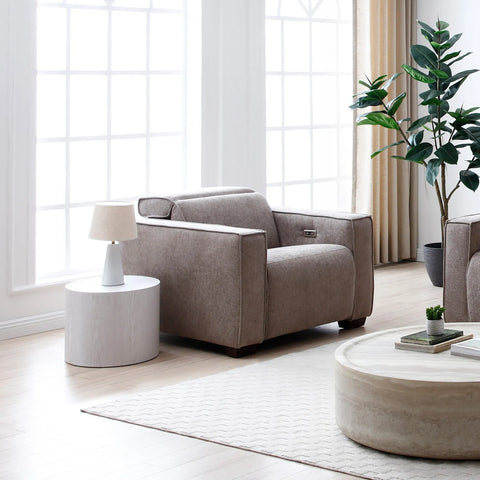 Prime Recliner Armchair in Mole Chenille - Pendle Village Furniture