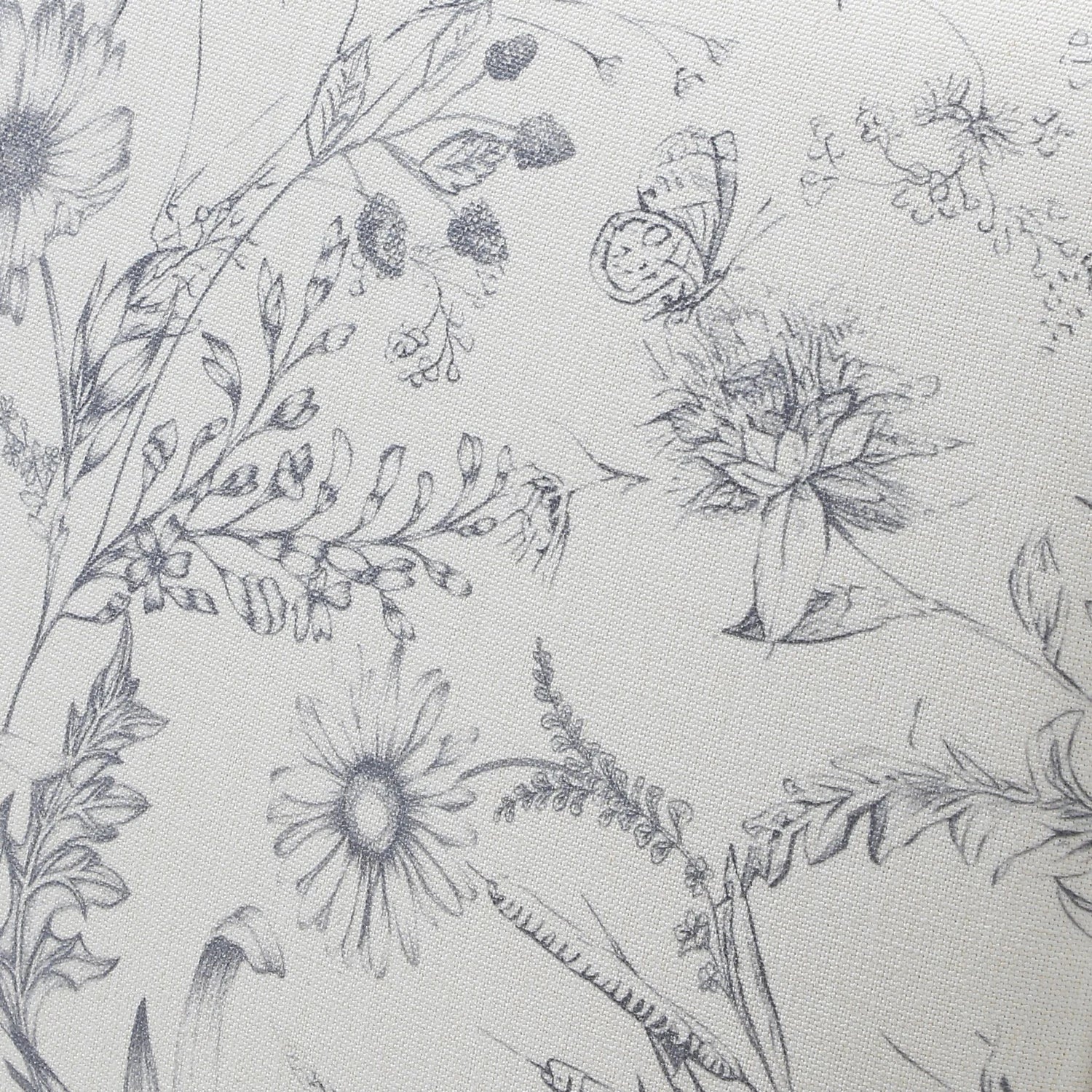 Hastings Traditional Wooden Armchair in Meadow Print Natural - Pendle Village Furniture