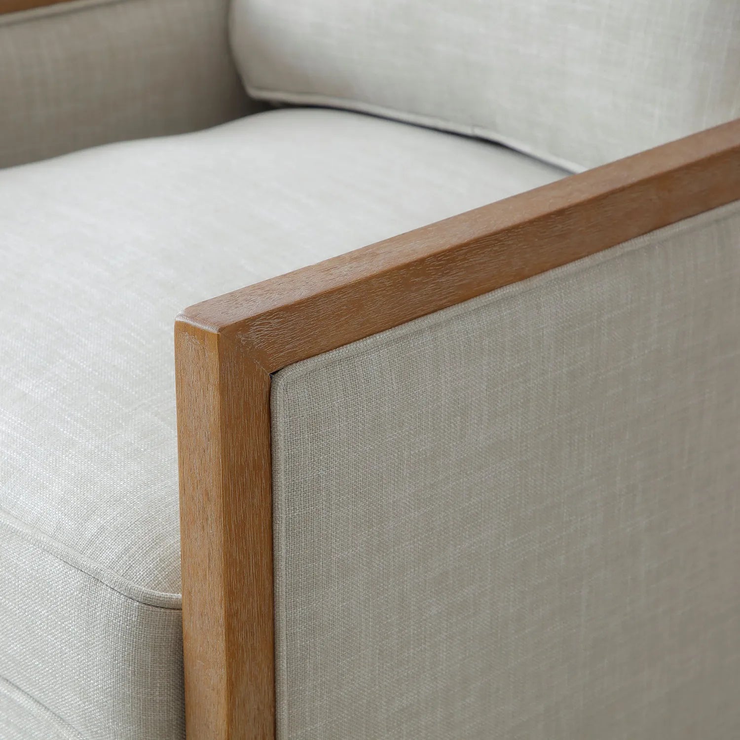 Arden Linen Mix Fabric Swivel Chair - Pendle Village Furniture