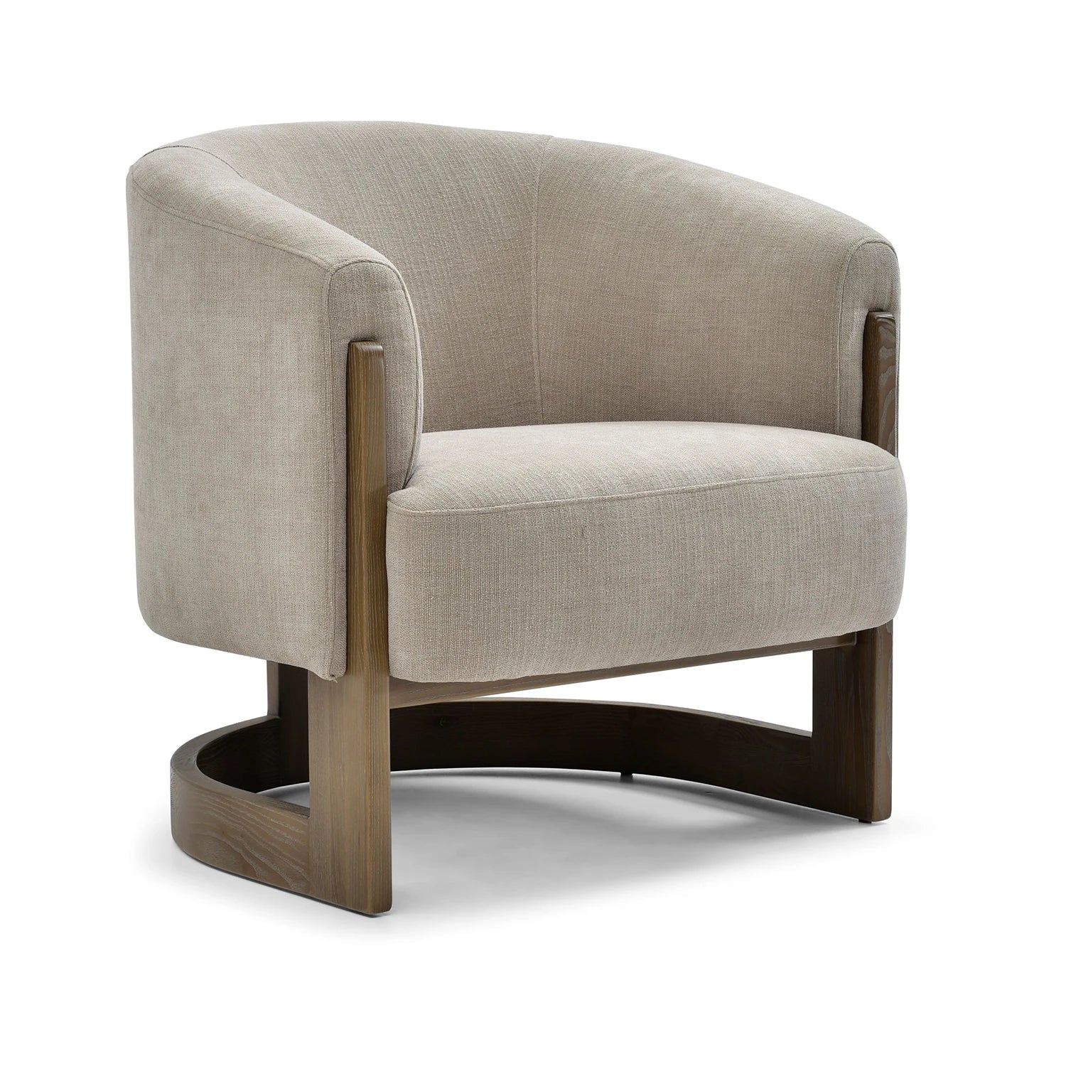 Nox Taupe Chenille Accent Chair - Pendle Village Furniture
