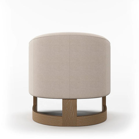 Nox Natural Linen Mix Accent Chair - Pendle Village Furniture