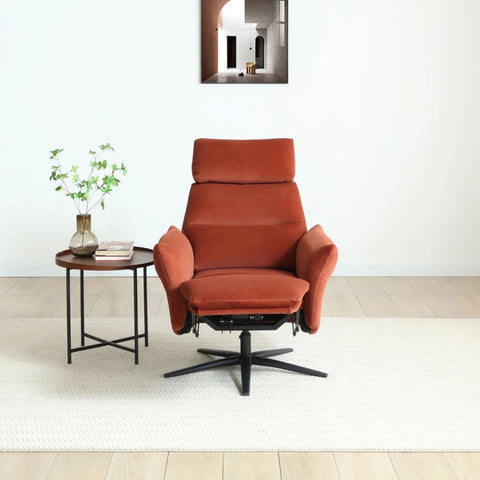 Bury Burnt Orange Electric Recliner Chair
