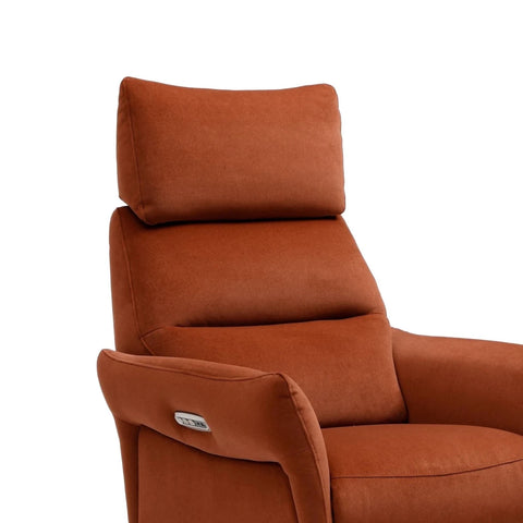 Bury Burnt Orange Electric Recliner Chair