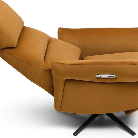 Bury Ochre Electric Recliner Chair