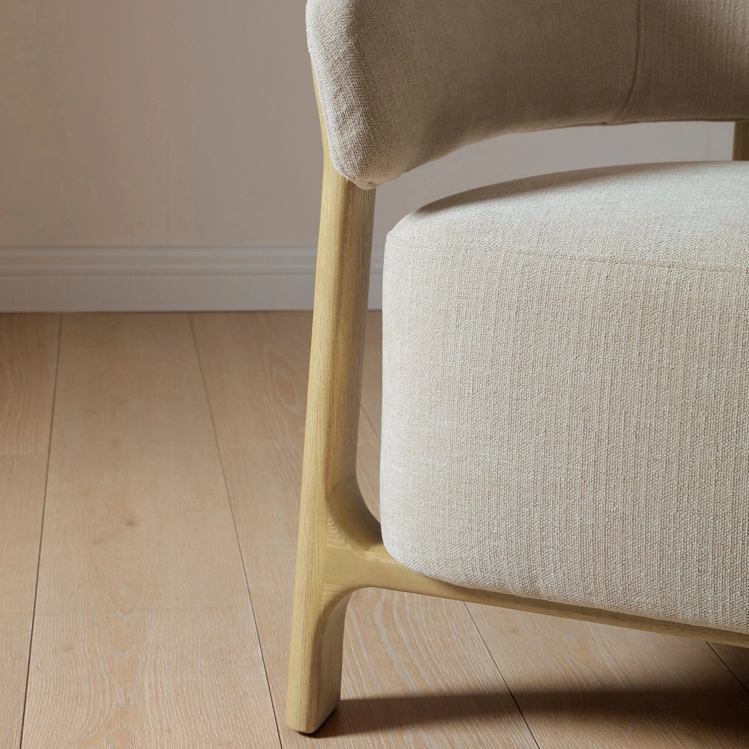 Amos Taupe Chenille Accent Chair - Pendle Village Furniture
