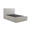 Bella Natural Textured Woven Chenille Fabric Ottoman Bed